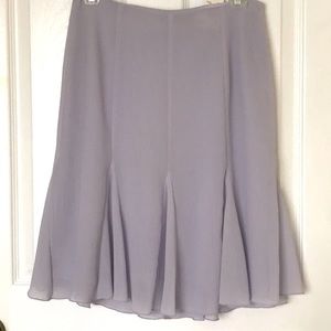 Flair Lilac dusty Lavender sz 4 Lined Skirt Flair